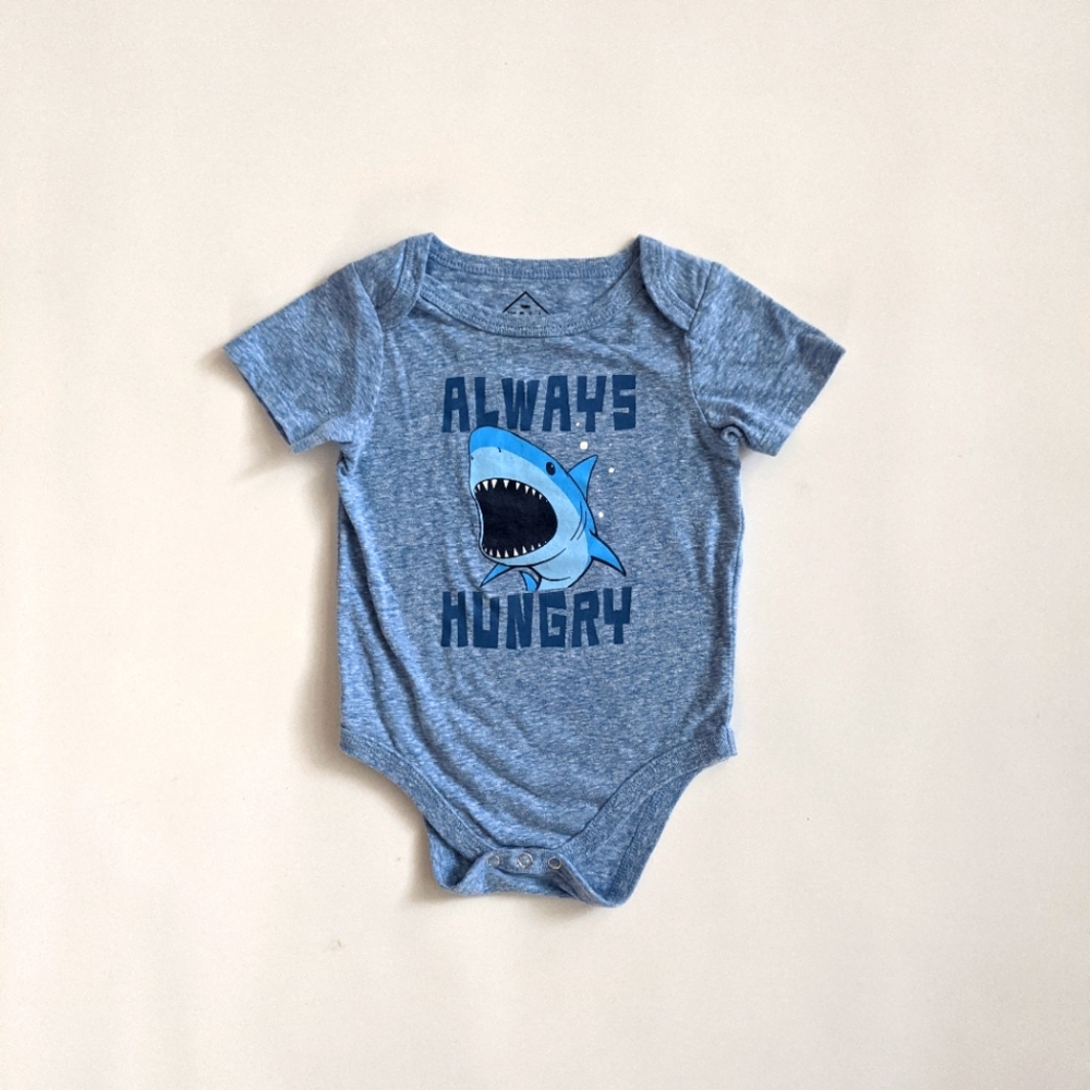 Well Worn Los Angeles Always Hungry Shark Onesie